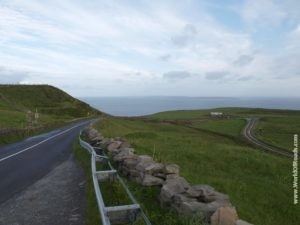 Coast road. Atlantic ocean. Ireland.