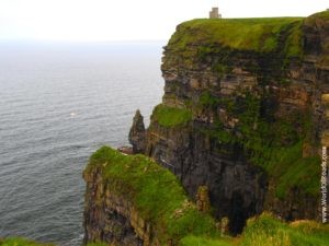 O'Brien's Tower. Cliffs of Moher. Ireland.