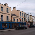 Dublin houses and streets. Ireland.