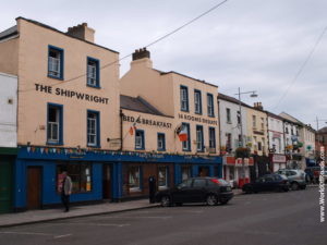 Dublin houses and streets. Ireland.