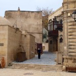 Narrow street. Baku.