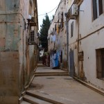 Narrow street. Baku.