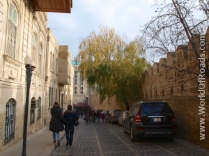 Street. Old city. Baku.