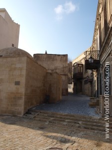 Narrow street. Baku.