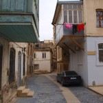 Narrow street. Baku.
