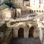 Archeological excavation near Maiden Tower. Baku.