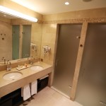Shahdag hotel room. Bathroom.