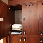 Shahdag hotel. Lockers.