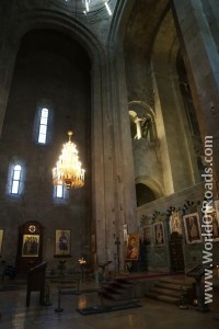 Svetitskhoveli Catherdral. Inside.