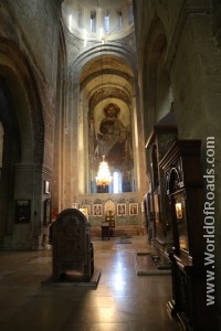 Svetitskhoveli Catherdral. Inside.