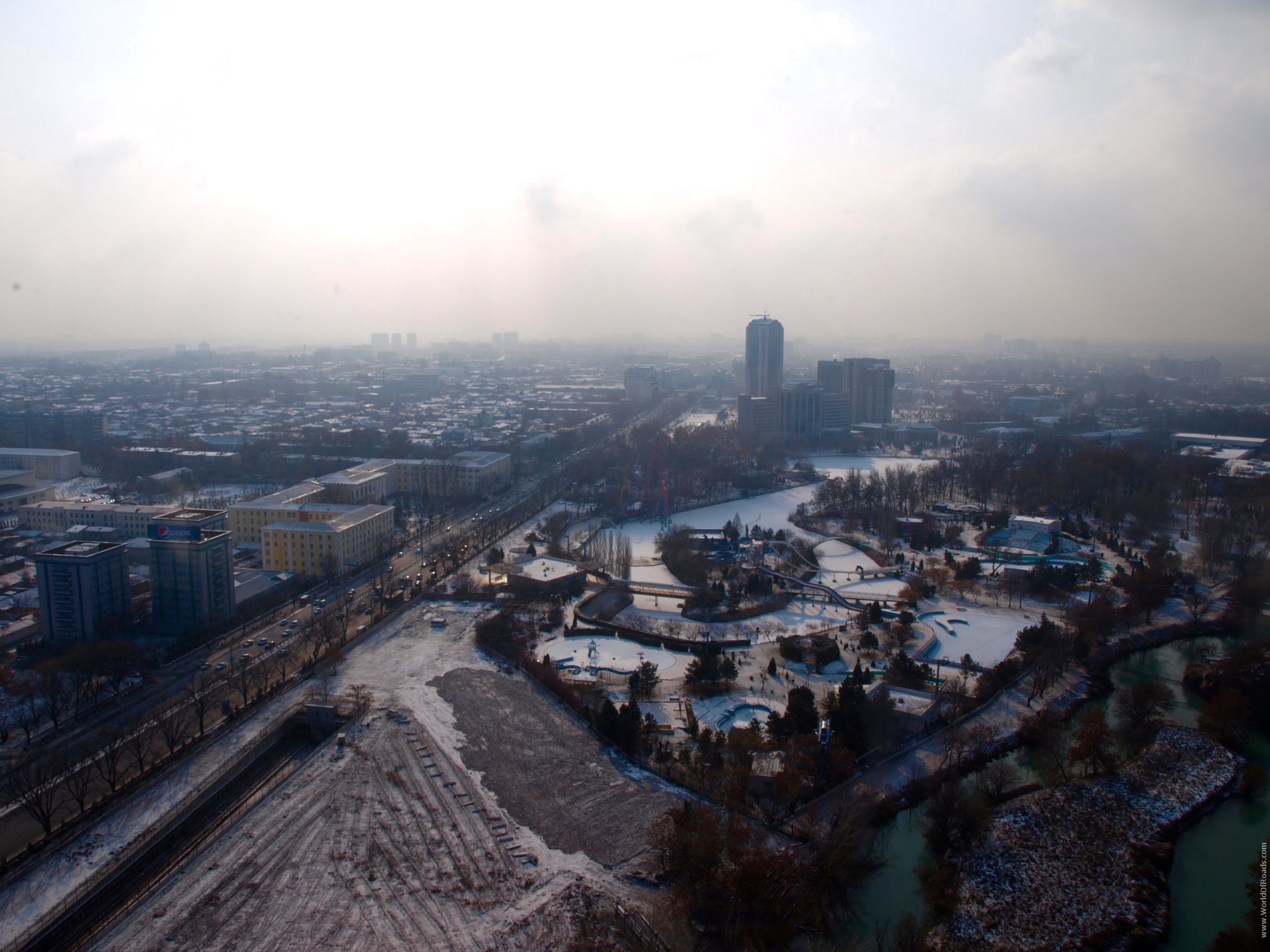 Ташкент фото зимой с высоты