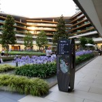 Zorlu Center Istanbul. Inner garden.