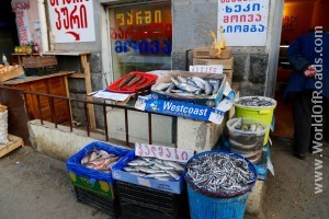 Тбилиси. Центральный рынок. Рыба.