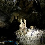 Пещера Прометея. Сталагмиты.